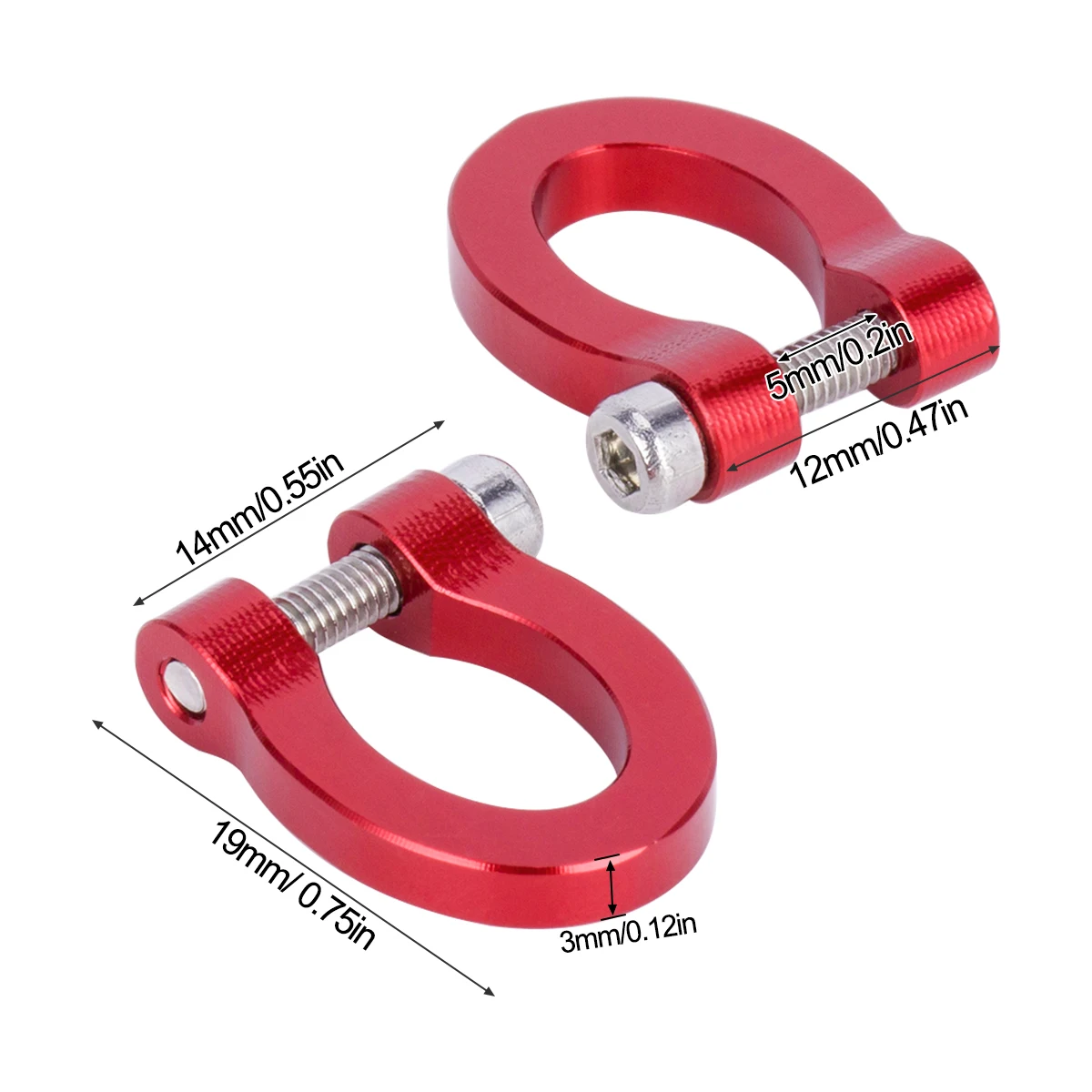 CNC Aluminum Bumper D-ring Tow - Rc Crawler 4X4 avis et prix