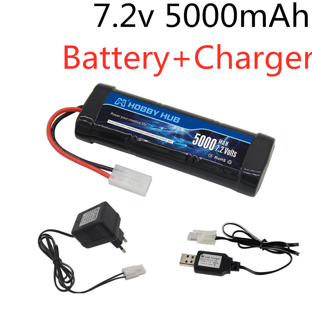 7.2V 5000mAh Ni-MH Battery Pac - Rc Hobby Charger avis et prix