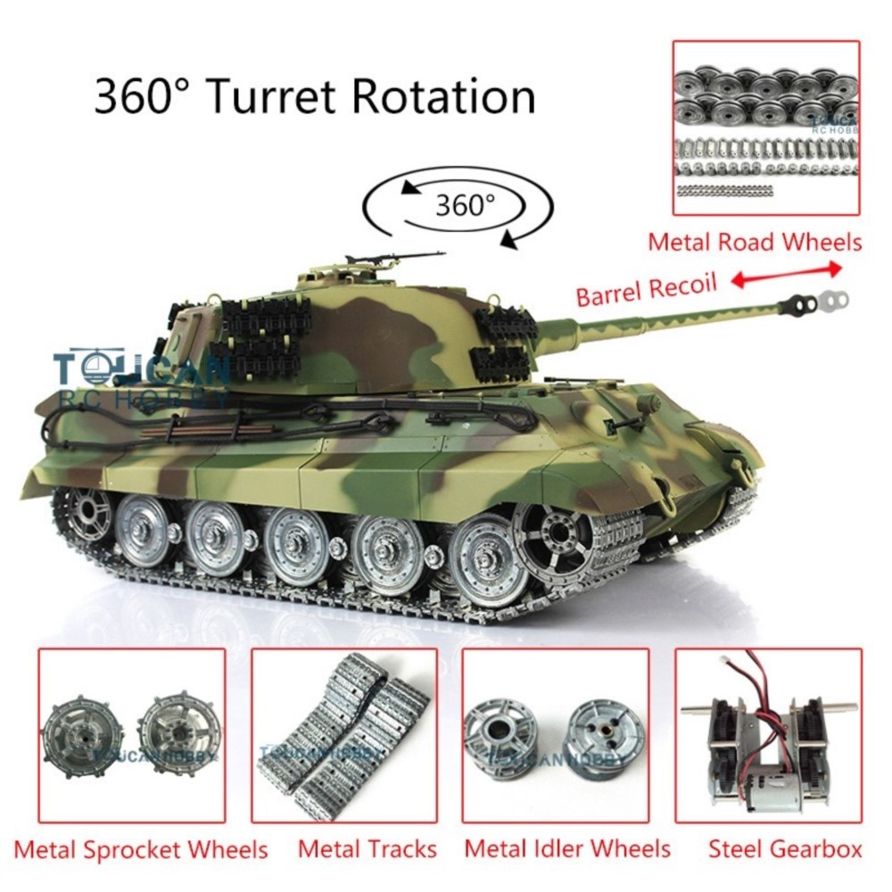 US Stock 1/16 Heng Long 7.0 Cu - Rc Hobby Tank avis et prix