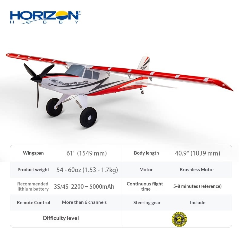 Horizon Hobby Turbo Timber Evo - Rc Planes Horizon Hobby avis et prix