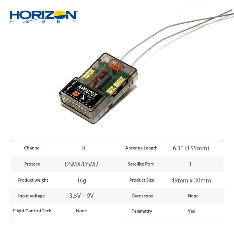 Spektrum AR8020T,AR8360T With  - Rc Planes Horizon Hobby avis et prix