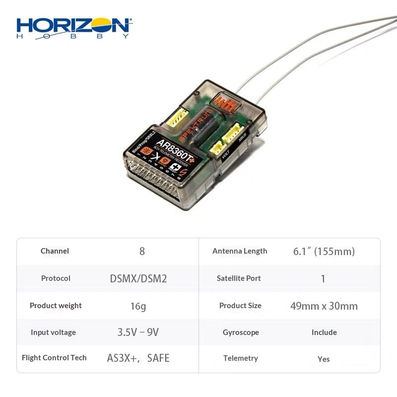 Spektrum AR8020T,AR8360T With  - Rc Planes Horizon Hobby avis et prix