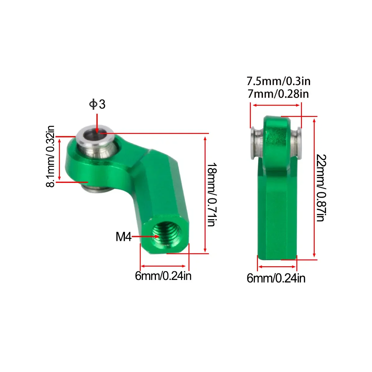 4Pcs M4 Metal Ball Head Holder - Rc Crawler 4X4 avis et prix