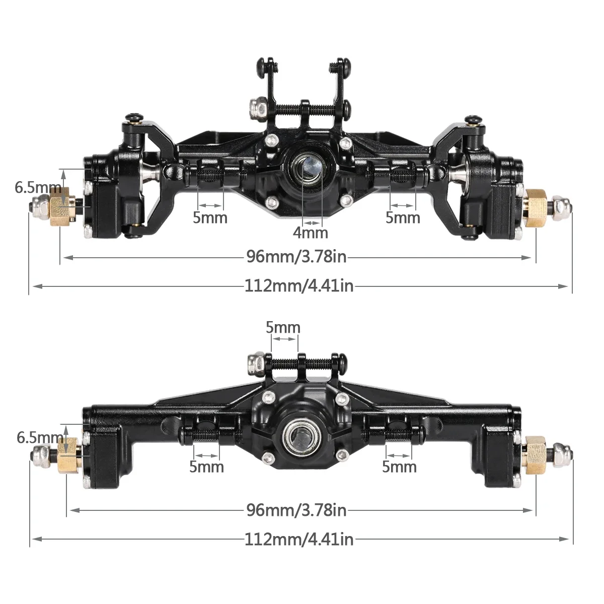 TRX4M Aluminum Front Rear Port - Rc Crawler 4X4 avis et prix
