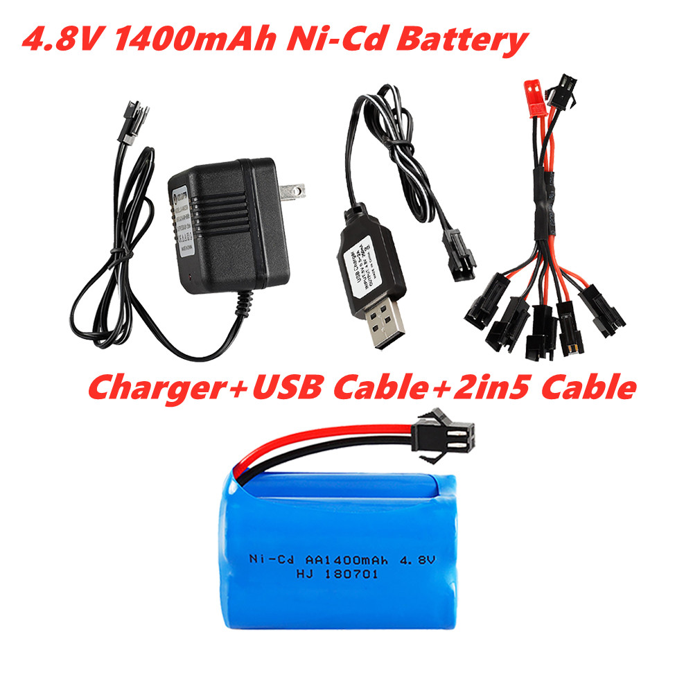 4.8v 1400mah Ni-Cd Battery For - Rc Hobby Tank avis et prix