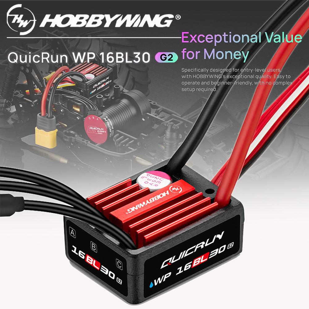 Hobbywing QuicRun WP-16BL30 G2 - Rc Hobby Grade Plane avis et prix