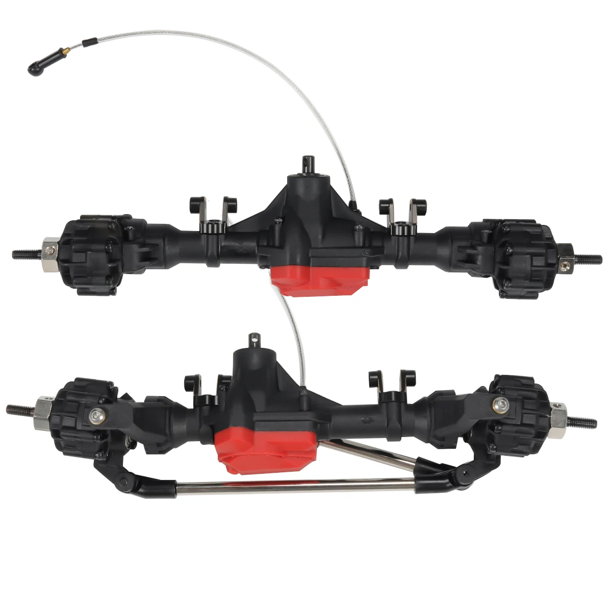 4Pcs Black Brass Link Mounts F - Rc Crawler 4X4 avis et prix