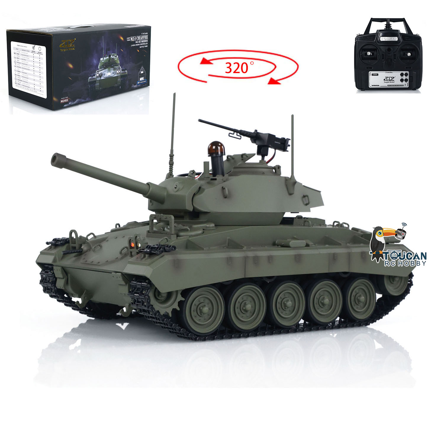 Toys Tongde 1/16 M24 Chaffee R - Rc Hobby Tank avis et prix