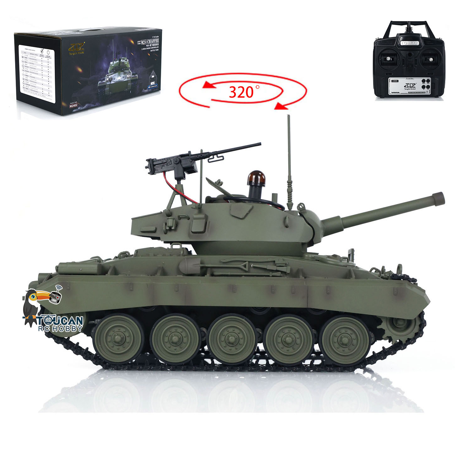 Toys Tongde 1/16 M24 Chaffee R - Rc Hobby Tank avis et prix
