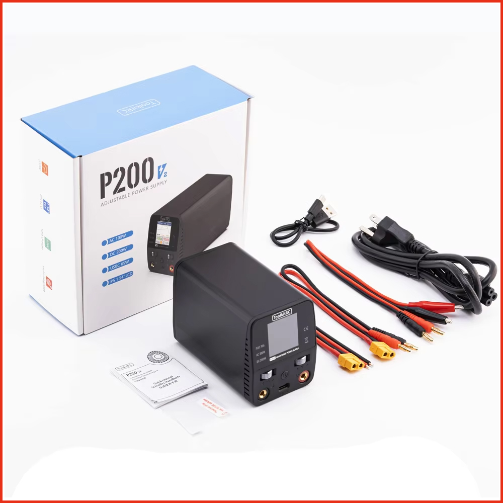 ToolkitRC P200 V2 AC100W DC200 - Rc Hobby Charger avis et prix